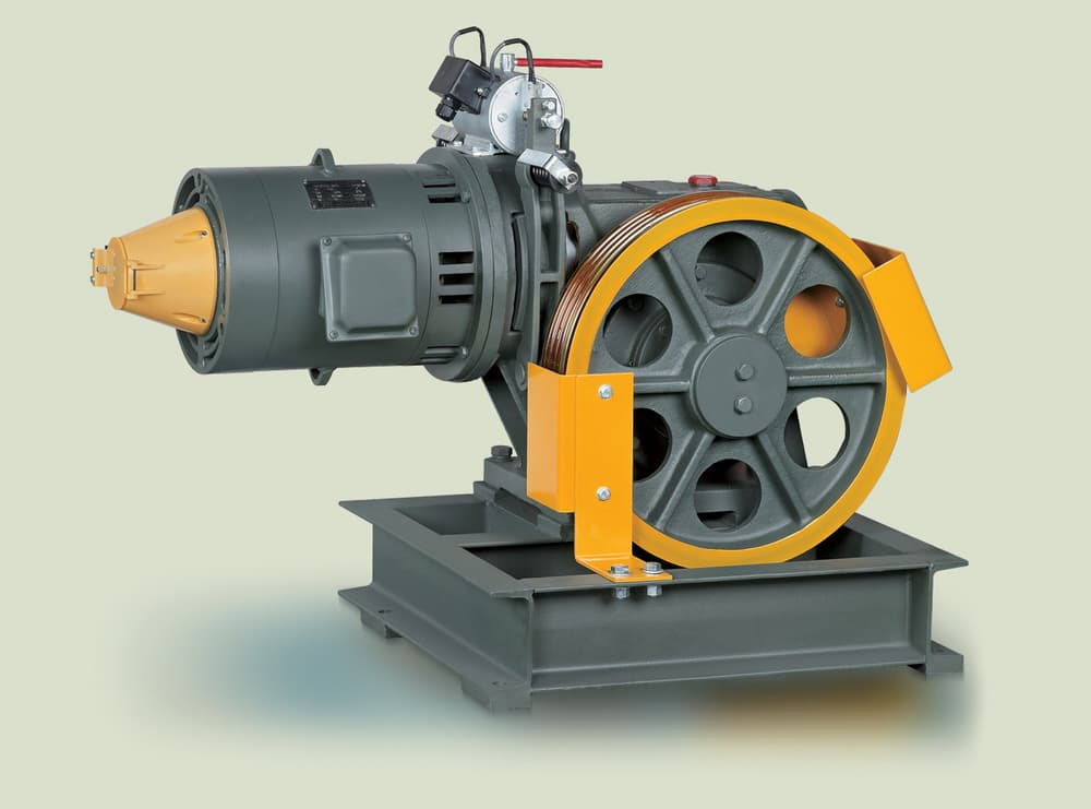 Geared traction Machine For Elevator _ Lift_